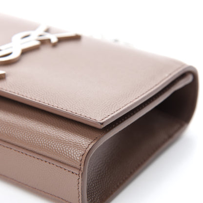 Saint Laurent Grain De Poudre Small Monogram Kate Satchel Fard 9 of 13