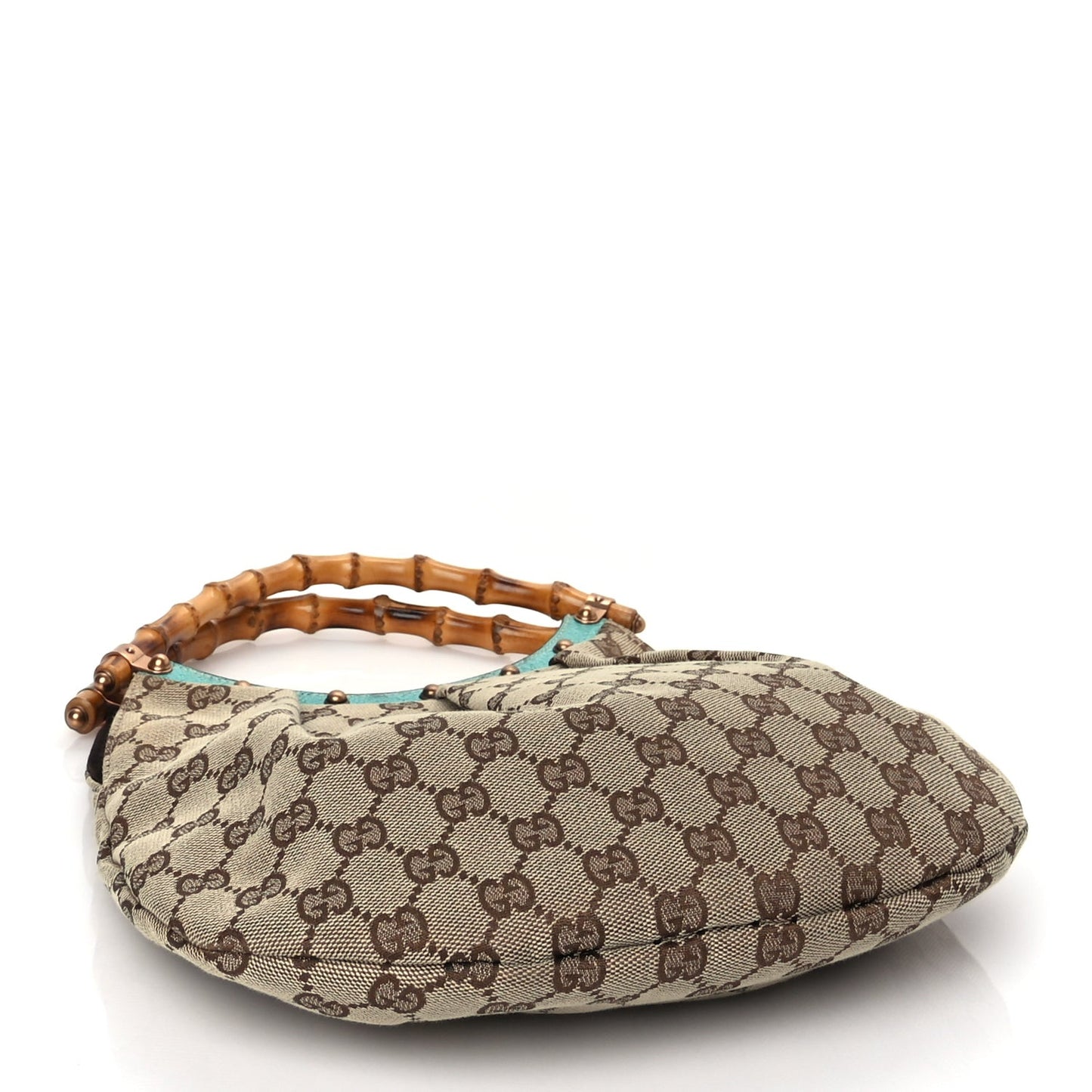 Monogram Small Bamboo Handbag Turquoise