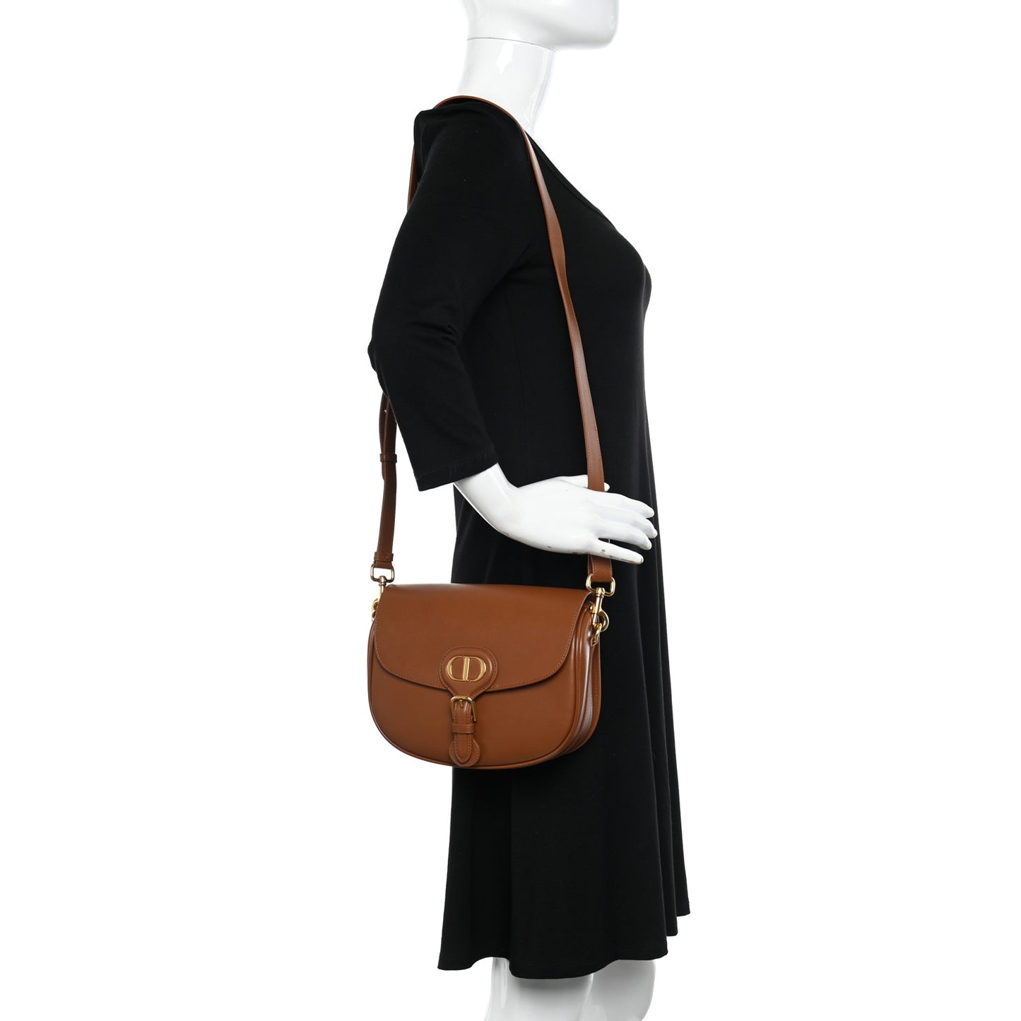 Box Calfskin Medium Bobby Flap Camel