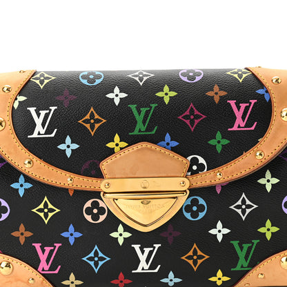Louis Vuitton Monogram Multicolor Beverly MM Black 7 of 9
