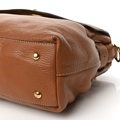 Mulberry Grained Calfskin Oversized Edie Oak Oak 10 of 11