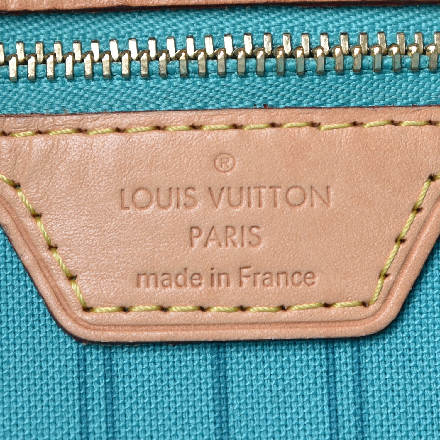 Louis Vuitton Monogram V Neverfull MM Turquoise 6 of 19