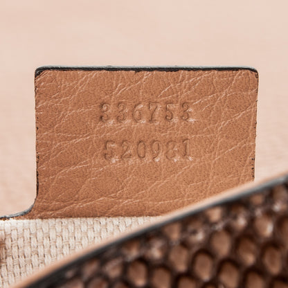 Gucci Python Medium Soho Clutch Pink Pearl 7 of 7