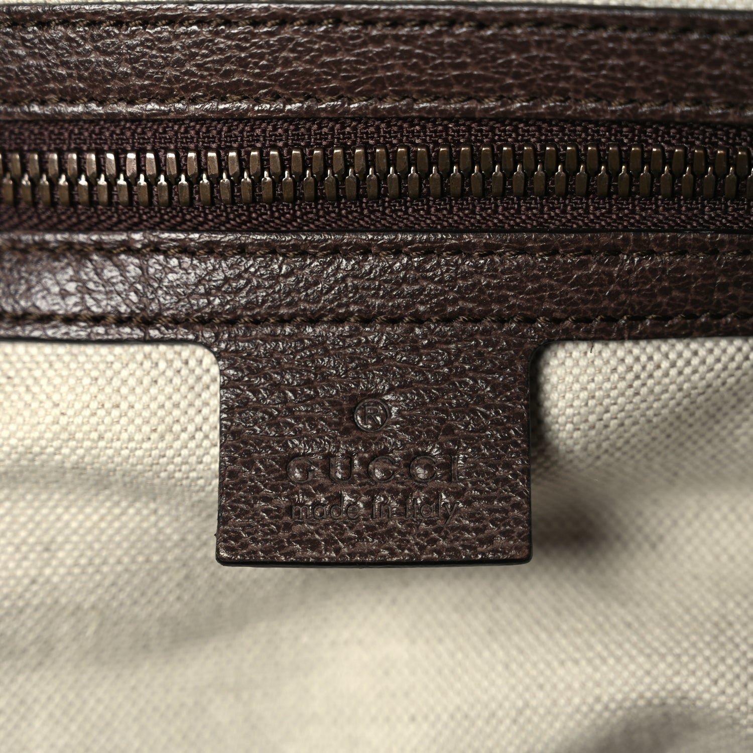 Gucci GG Supreme Monogram Textured Dollar Calfskin Web Medium Ophidia Carry-On Duffle Bag Beige Ebony New Acero 5 of 9