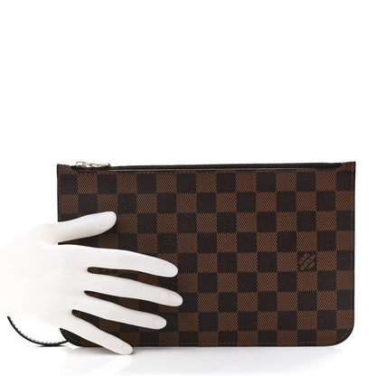Louis Vuitton Damier Ebene Neverfull MM GM Pochette 2 of 10