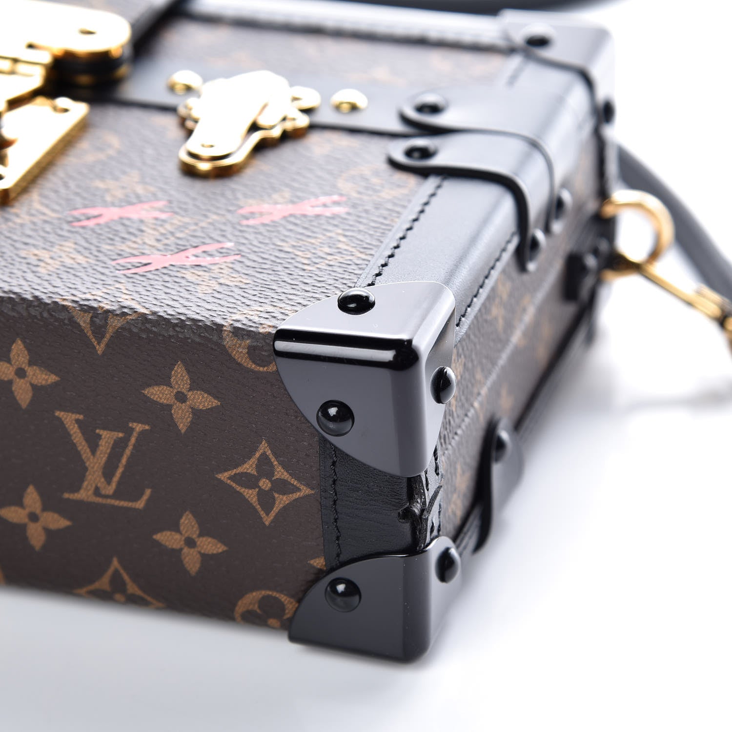 Louis Vuitton Monogram Petite Malle Black 6 of 10
