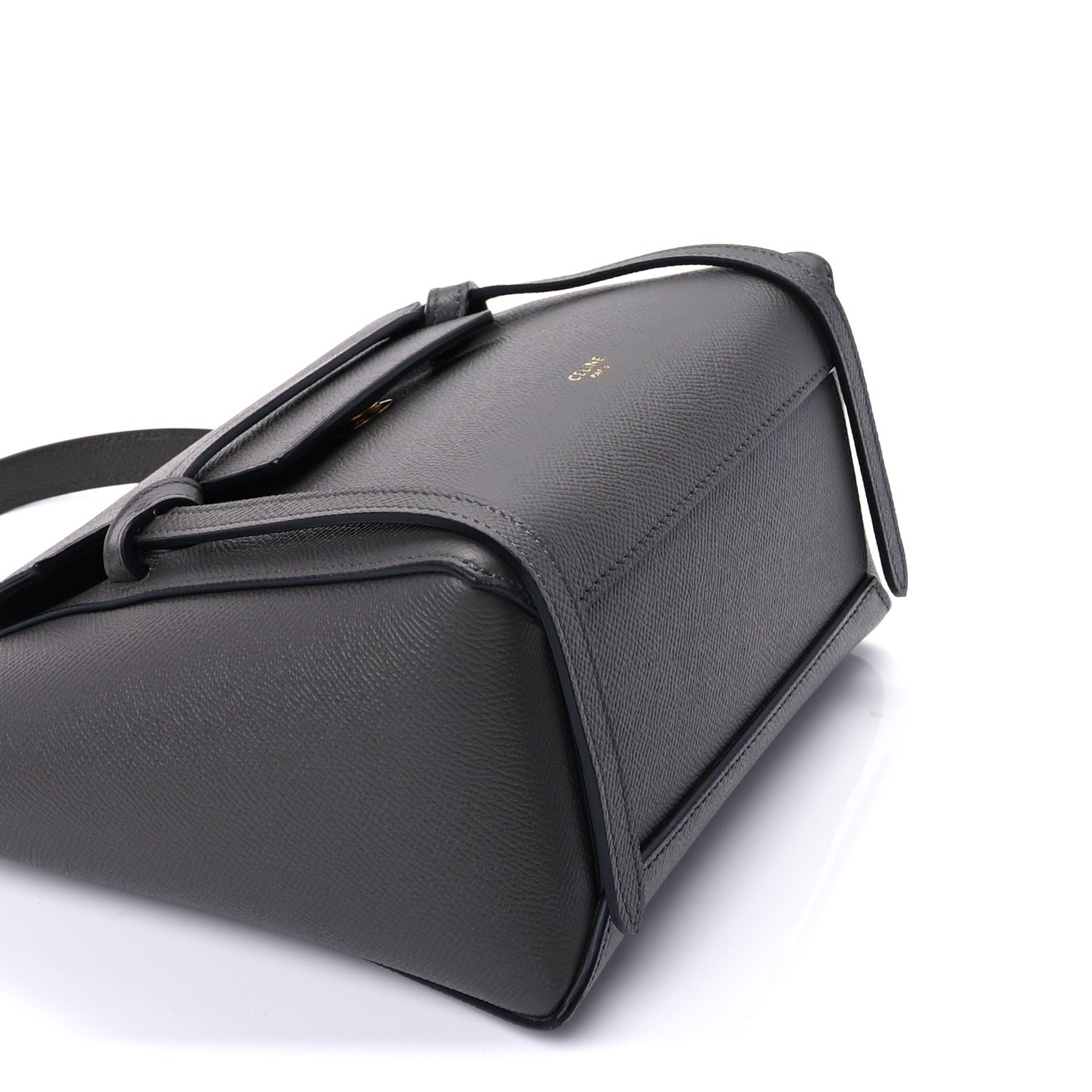 Celine Grained Calfskin Nano Belt Bag Grey 7 of 8