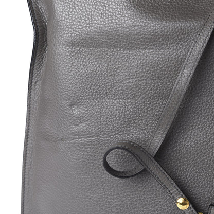 Tom Ford Calfskin Large Alix Padlock Zip Shoulder Bag Graphite 10 of 10