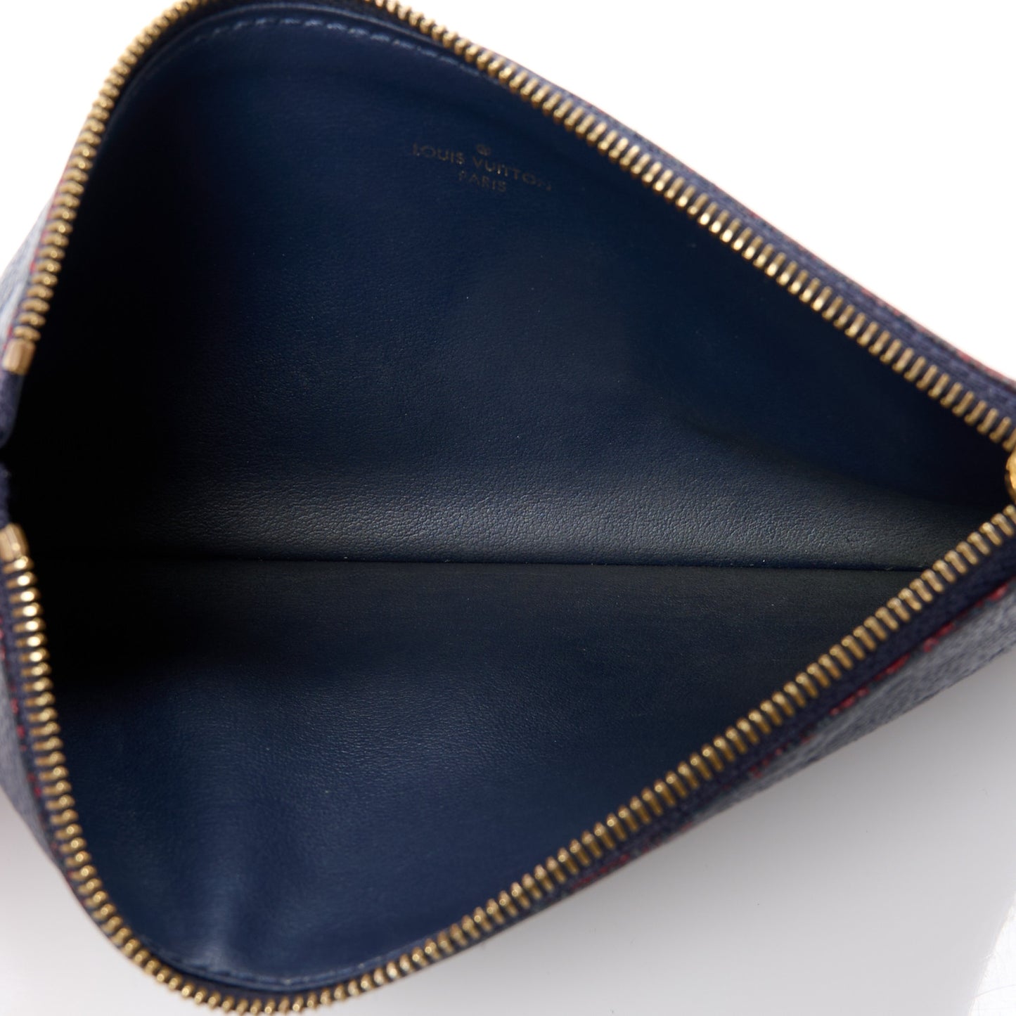 Empreinte Pochette Felicie Chain Wallet Marine Rouge