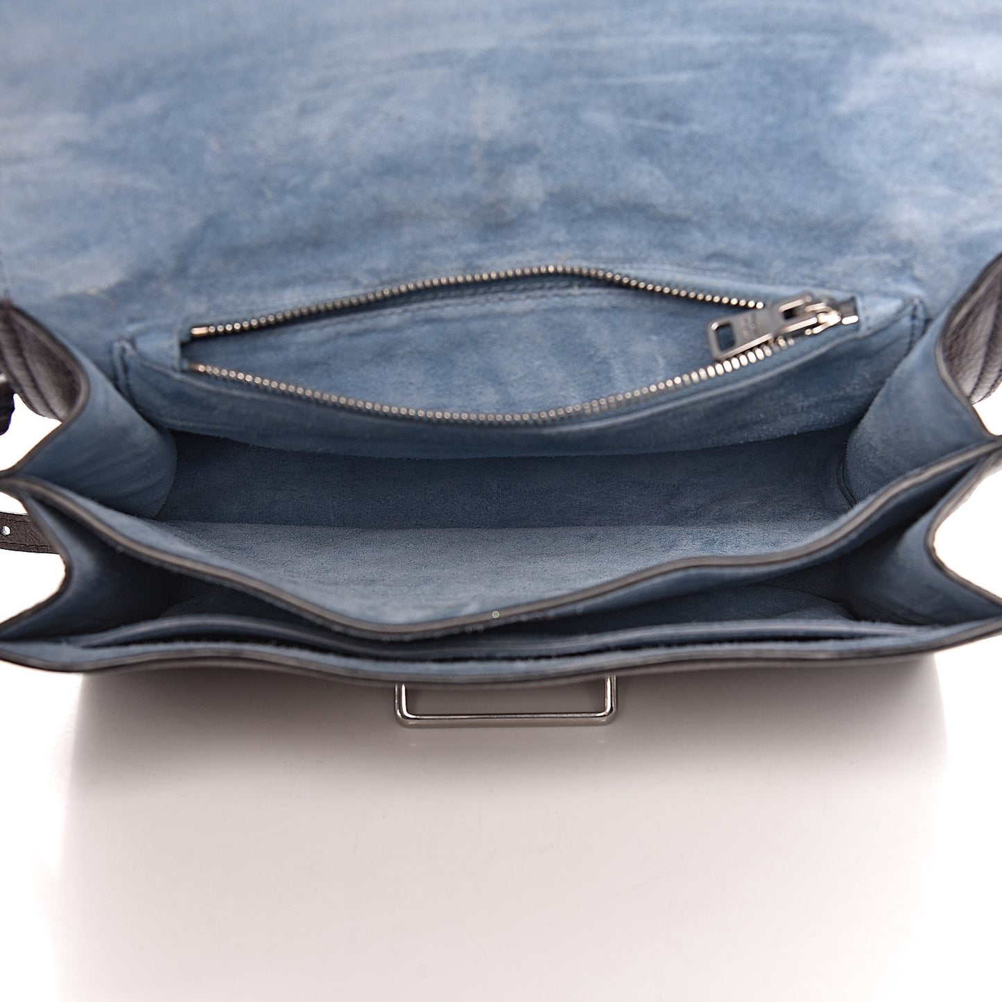 Glace Calfskin Sfumata Cahier Bag Argilla Astrale