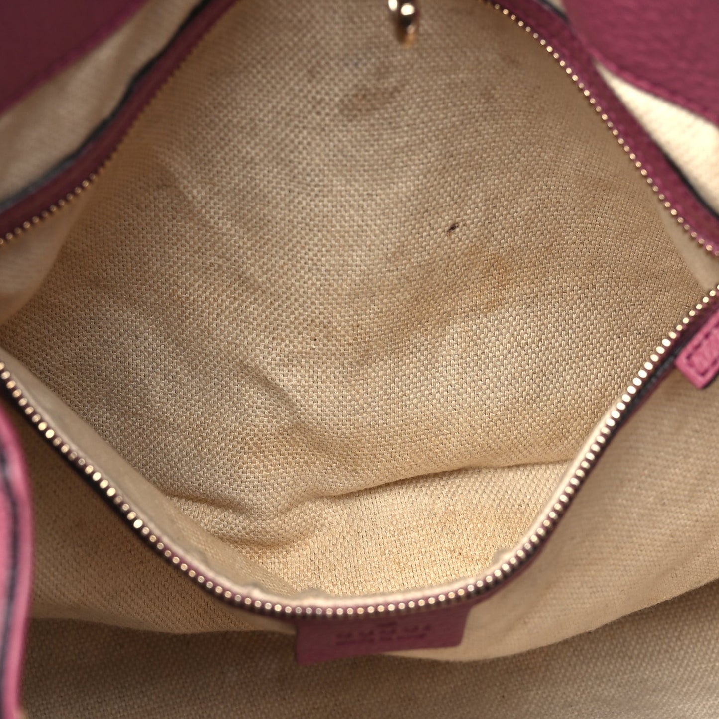 Pebbled Calfskin Medium Soho Chain Shoulder Bag Peonia Flower