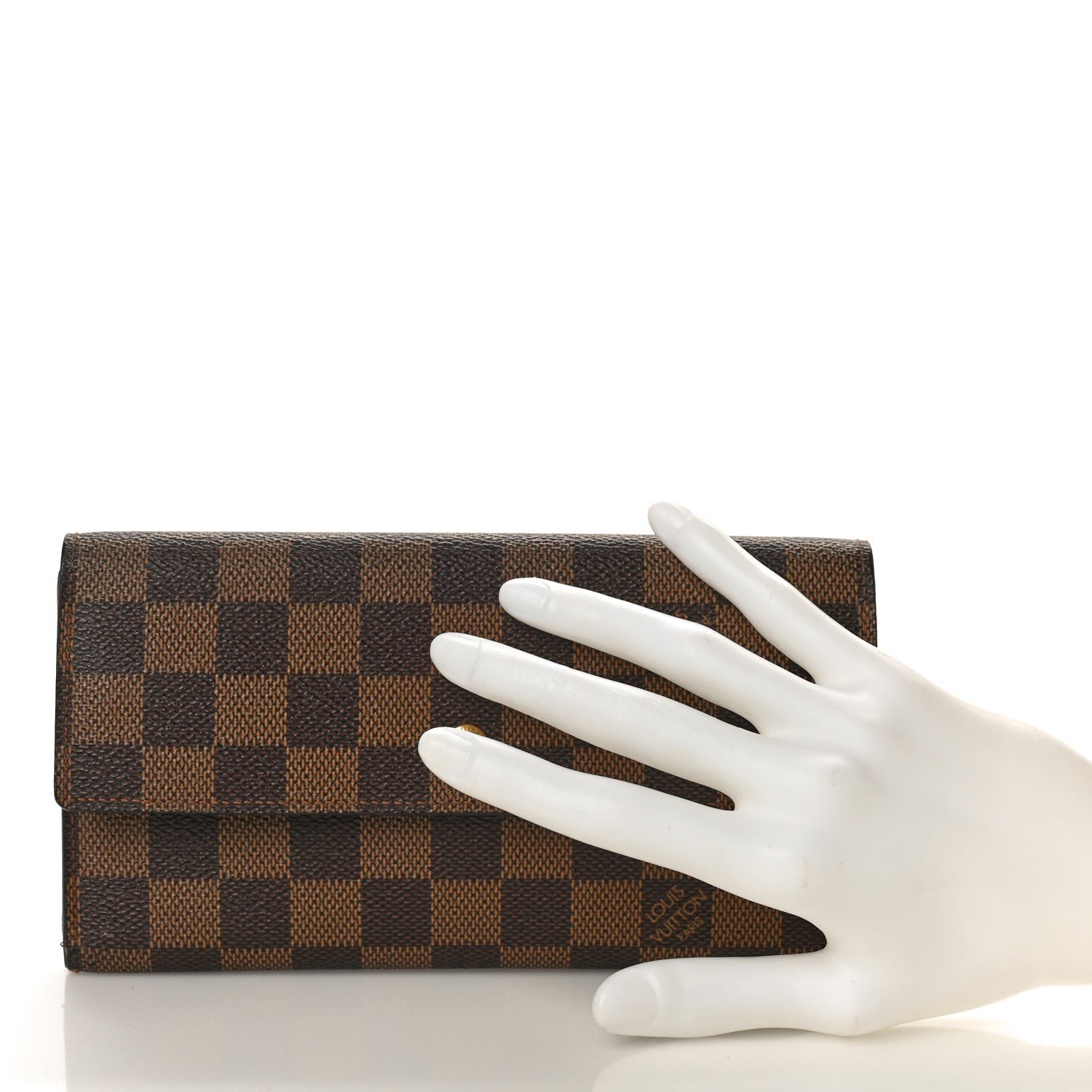 Louis Vuitton LOUIS VUITTON Damier Ebene Sarah Wallet 2 of 9