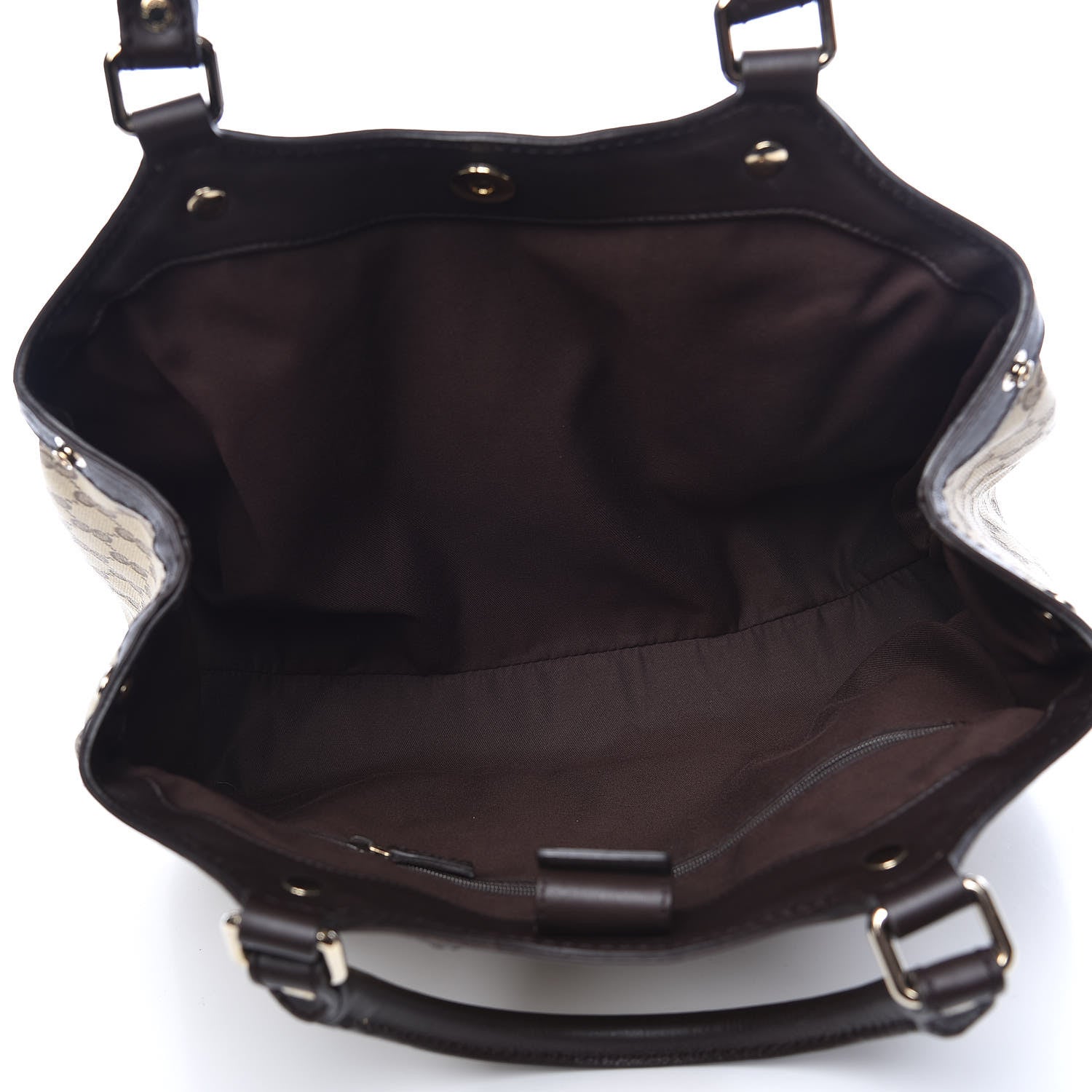 Gucci Monogram Medium Sukey Tote Dark Brown 5 of 11