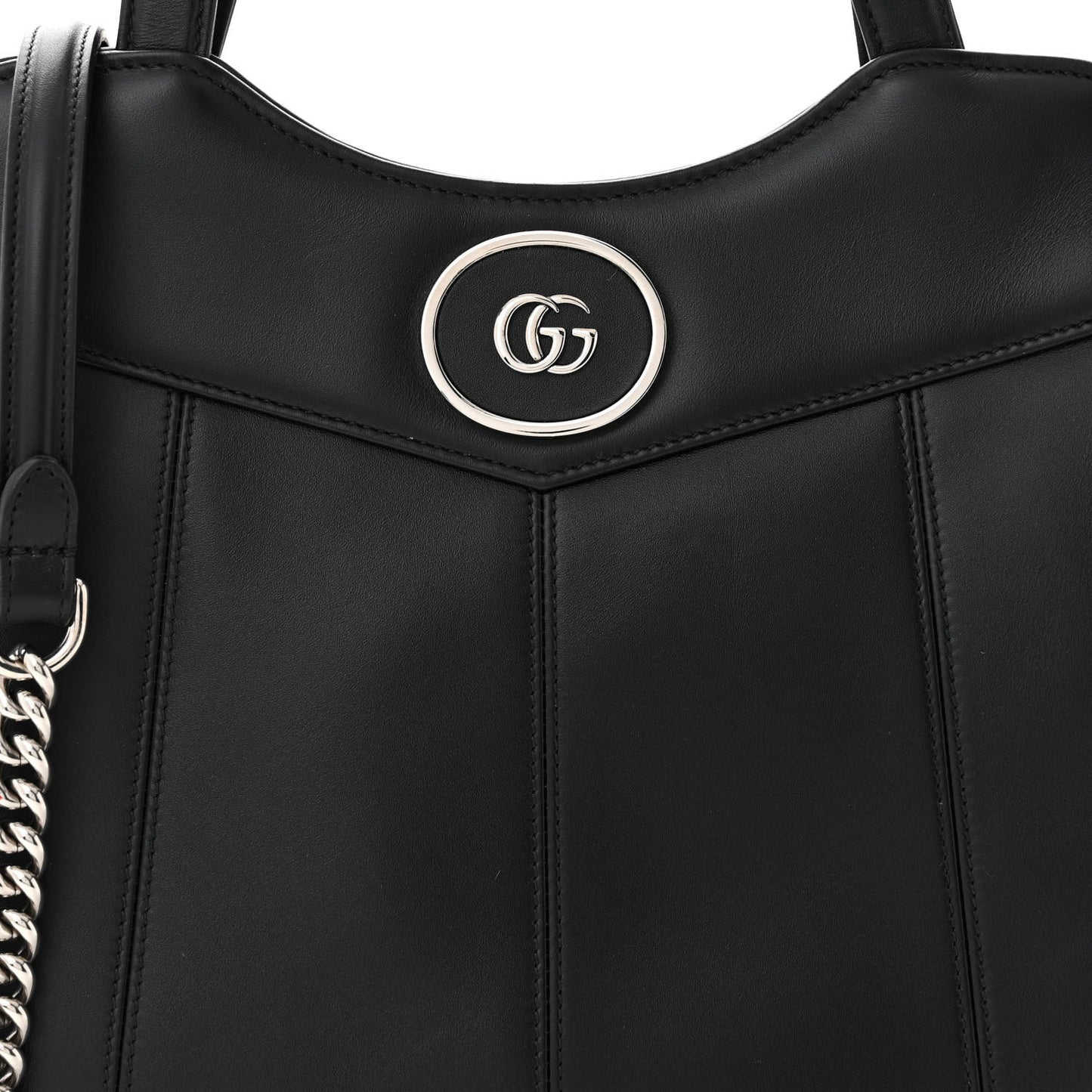 Calfskin Petite GG Small Tote Bag Black