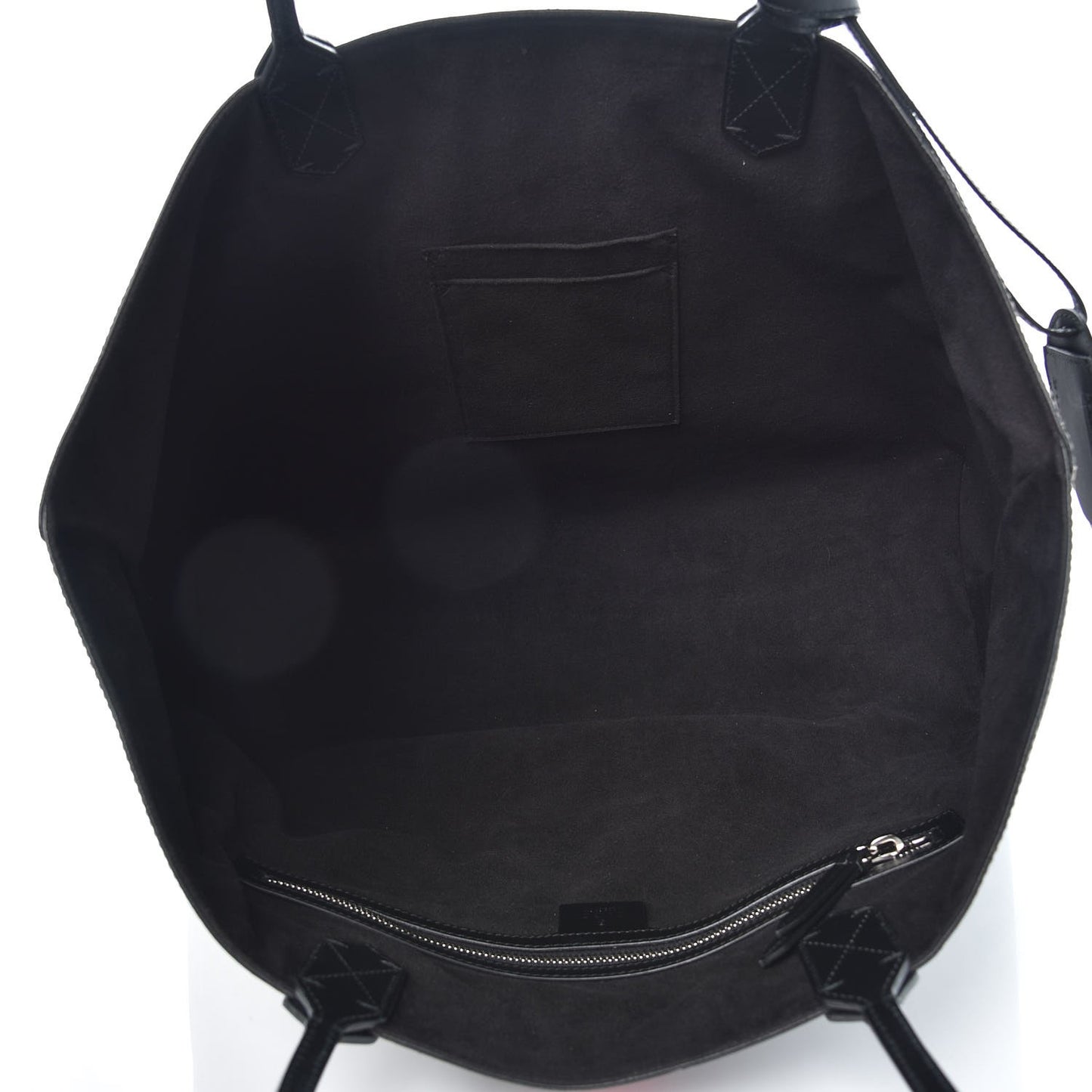 GG Supreme Monogram Caleido Web Large Tote Black