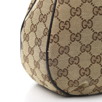 Gucci Monogram Medium New Ladies Web Hobo Dark Brown 12 of 12