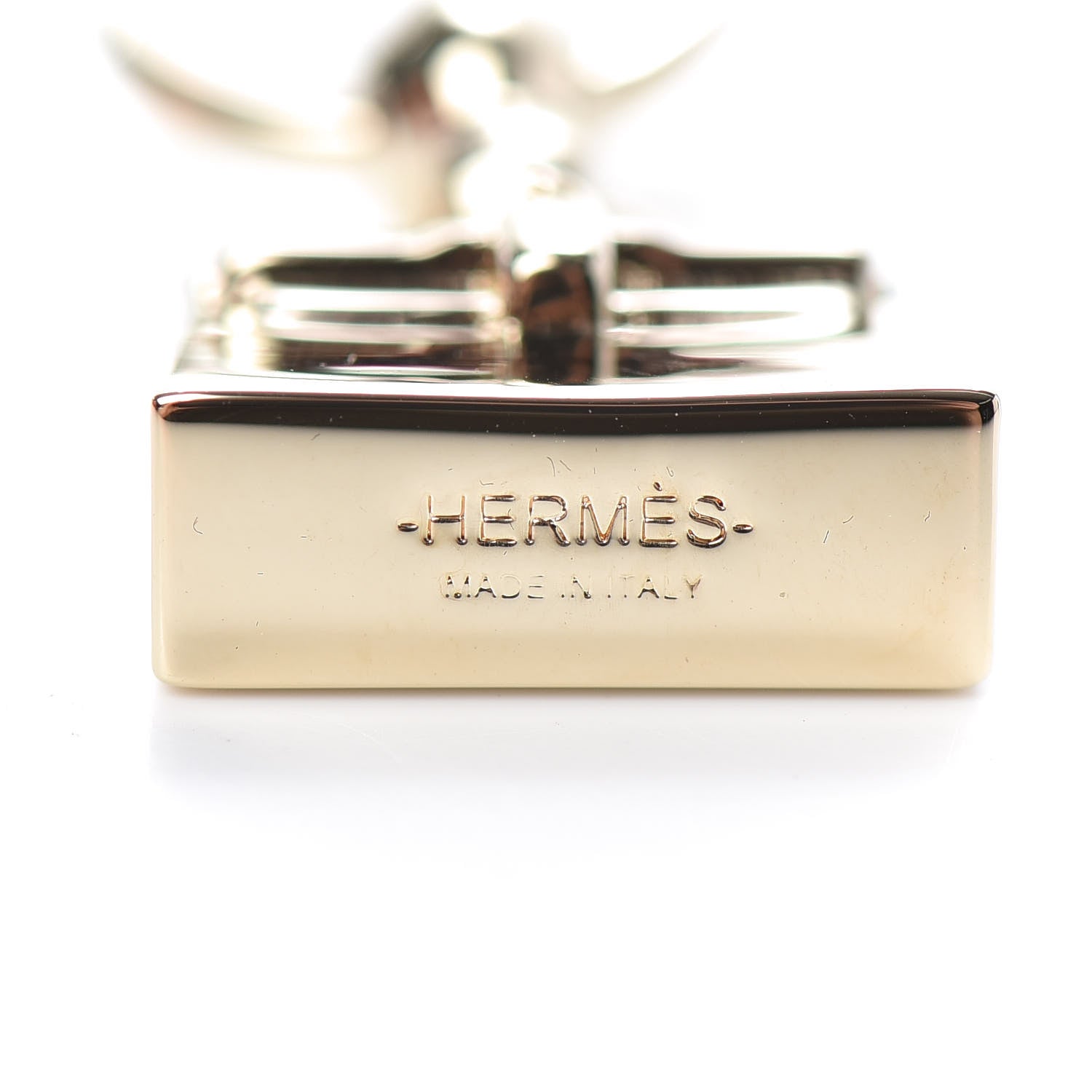 Hermes Permabrass Mini Kelly Twilly Ring 3 of 4
