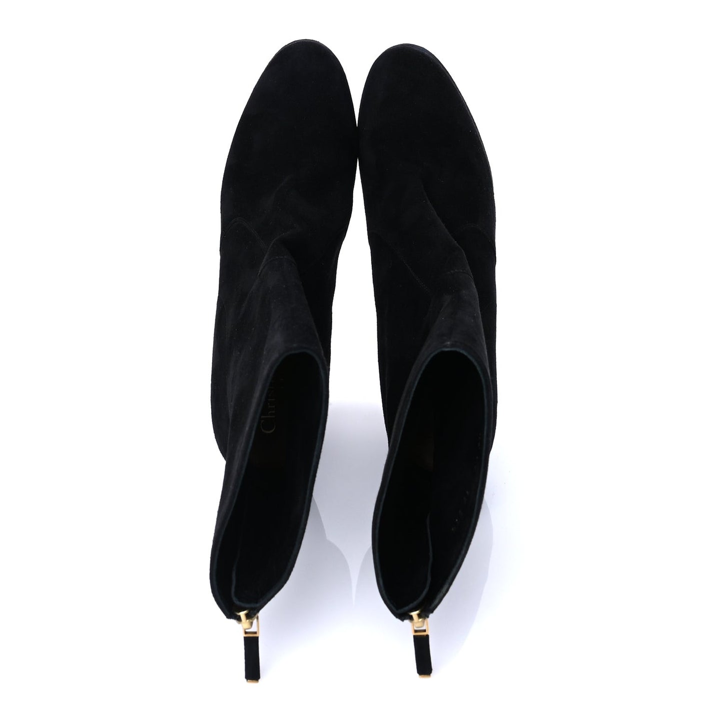Suede D-rise Platform Ankle Boots 37.5 Black