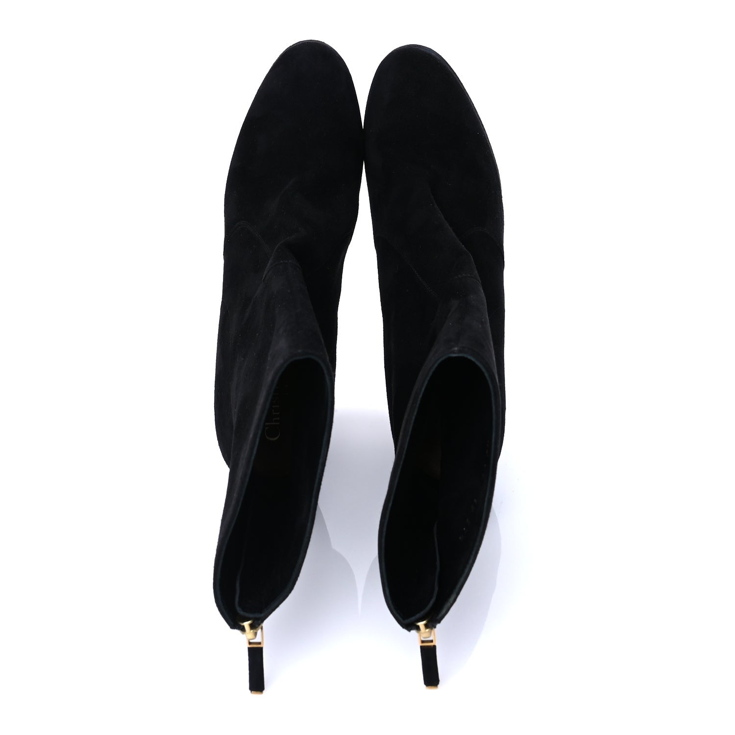 Christian Dior Suede D-rise Platform Ankle Boots 37.5 Black 5 of 7