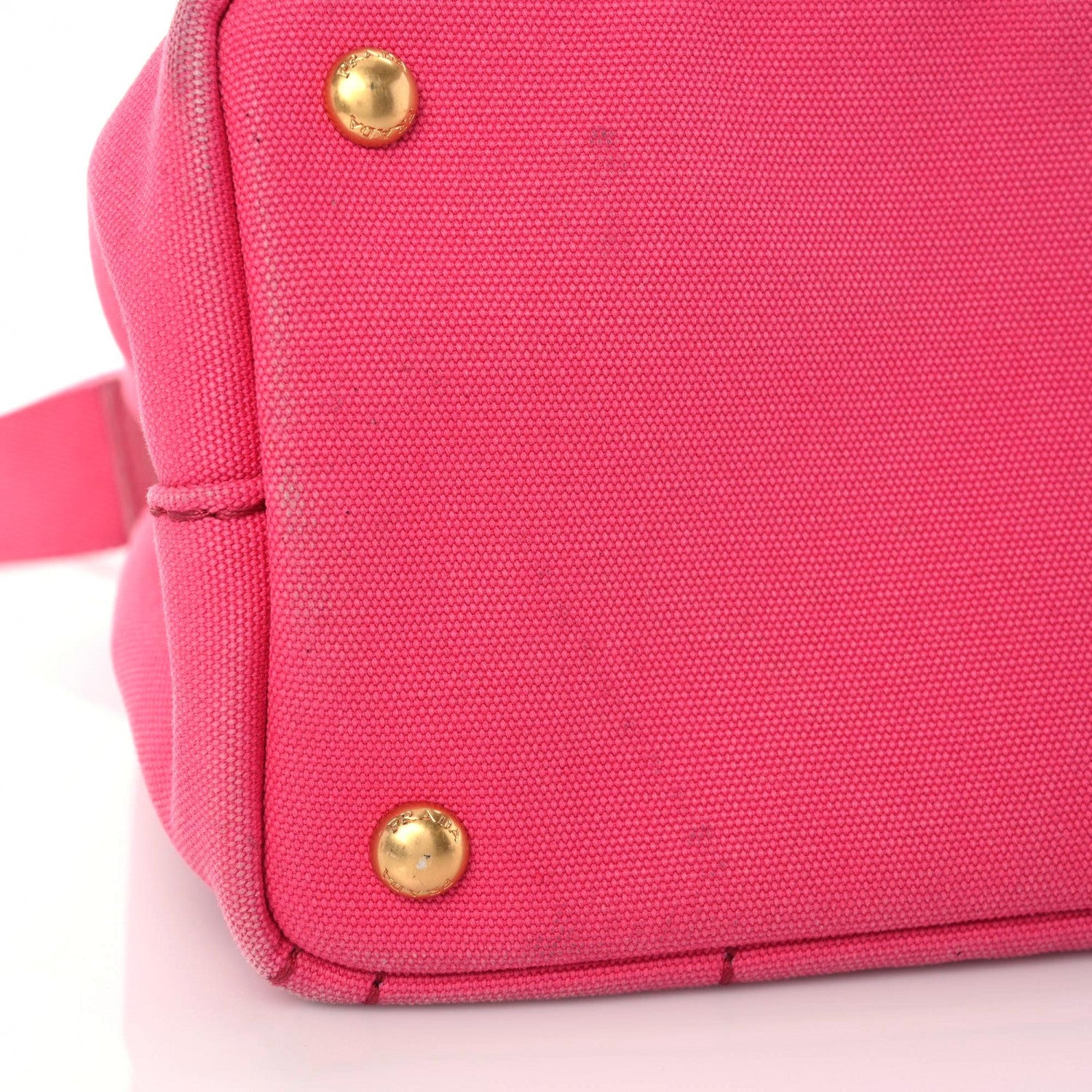 Prada Canapa Small Logo Tote Peonia 15 of 22