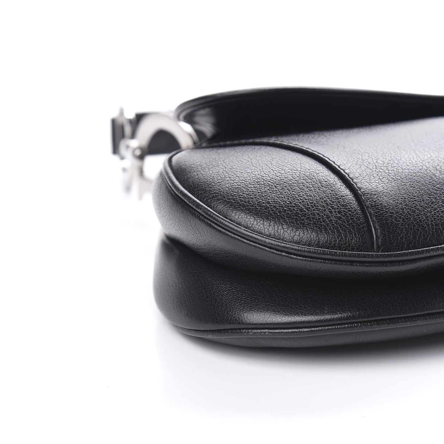 Calfskin Saddle Bag Black