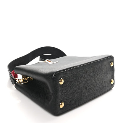 Louis Vuitton Taurillon Capucines MM Arizona Black Arizona Beige Ruby Red 4 of 7