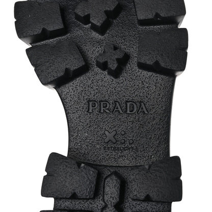 Prada Spazzolato Rois Mens Monolith Chelsea 55mm Tall Boots 38 Black 8 of 10