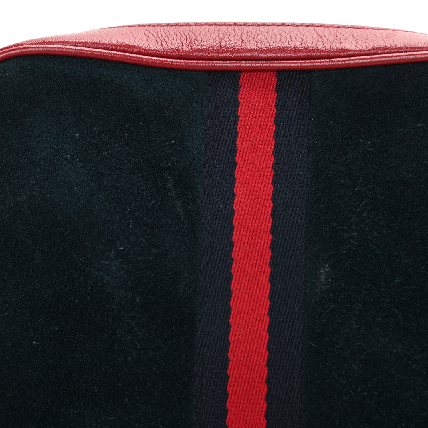 Gucci Suede Calfskin Web Mini Ophidia Shoulder Bag New Blue Romantic Cherry 13 of 15