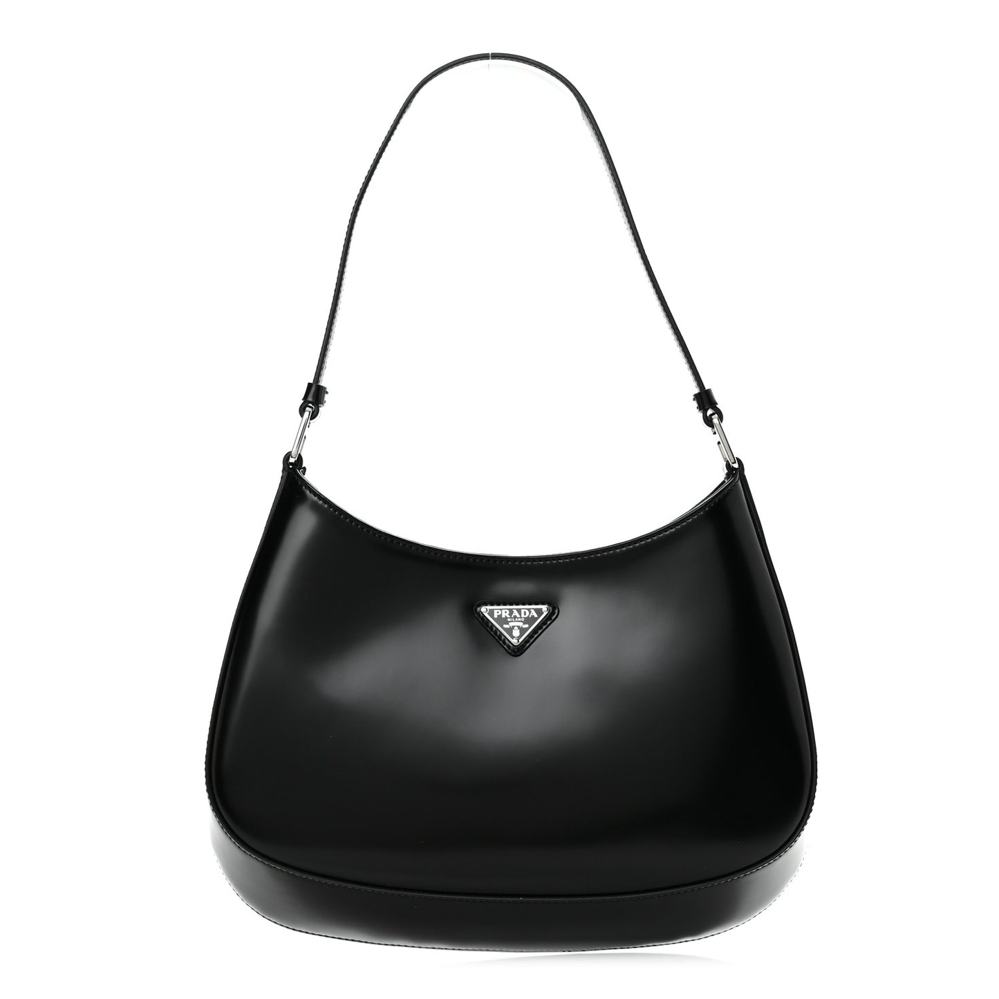 Spazzolato Cleo Shoulder Bag Black