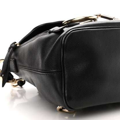 Chloe Suede Calfskin Mini Faye Backpack Black 9 of 10