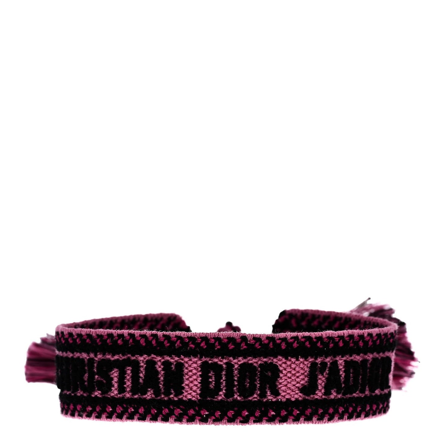 Woven Cotton J'Adior Friendship Bracelet Pink Multicolor