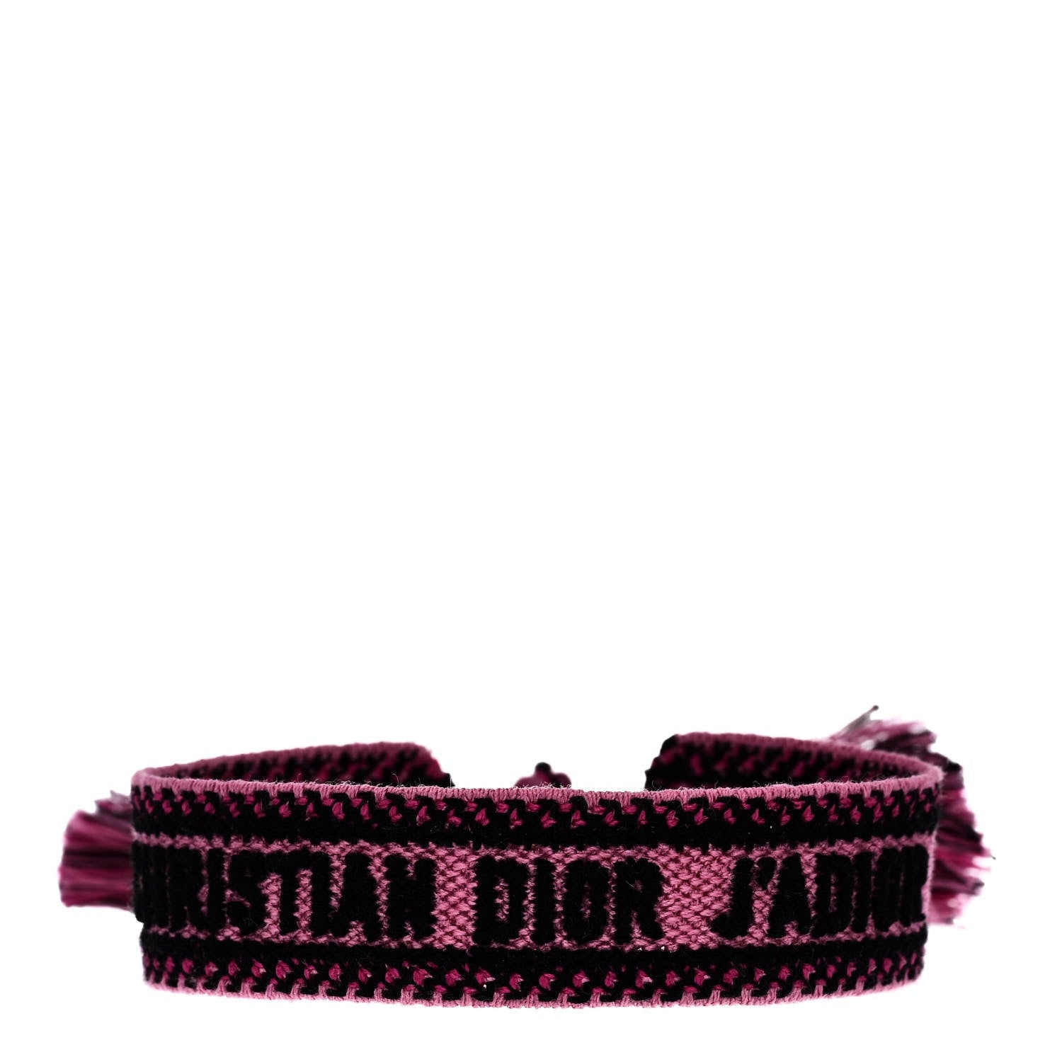 Christian Dior Woven Cotton J'Adior Friendship Bracelet Pink Multicolor 1 of 8