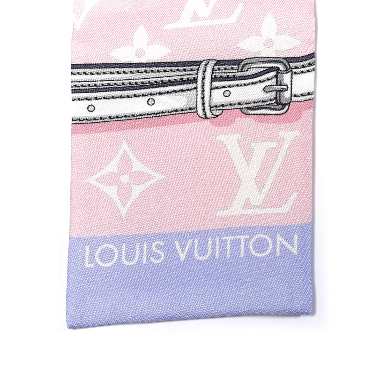 Louis Vuitton Silk Monogram Escale Confidential Bandeau Pink 3 of 3