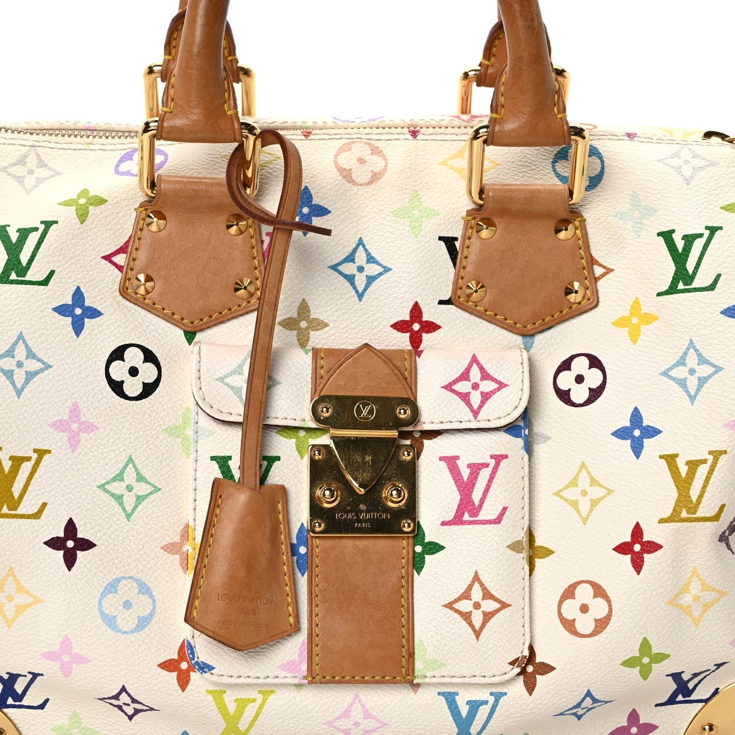 Monogram Speedy 30 White