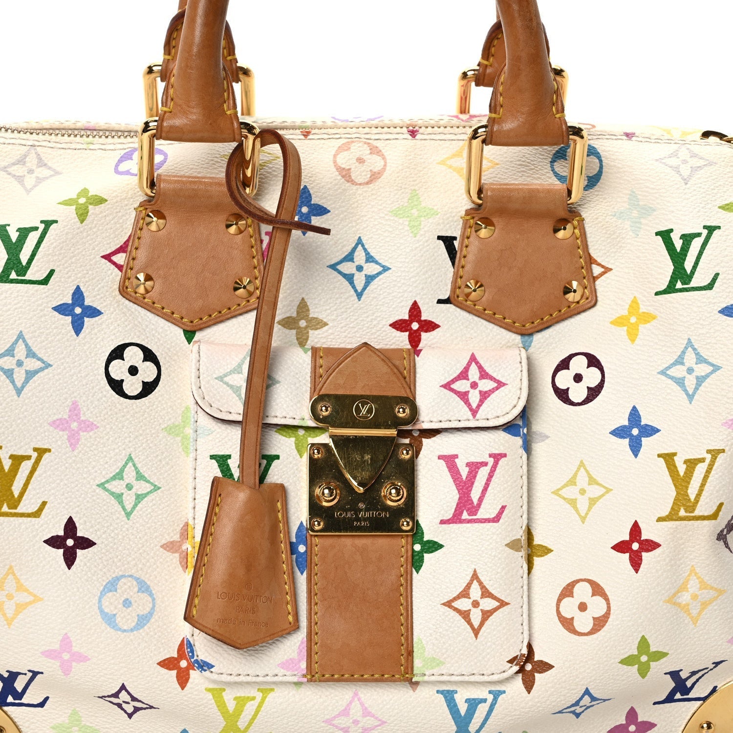 Louis Vuitton Monogram Speedy 30 White 7 of 7
