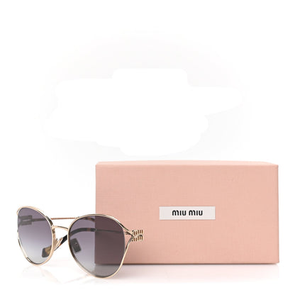 Miu Miu Metal Oval Sunglasses SMU52Y  Tortoise 7 of 7