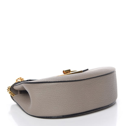 Chloe Grained Lambskin Mini Drew Shoulder Bag Motty Grey 4 of 10