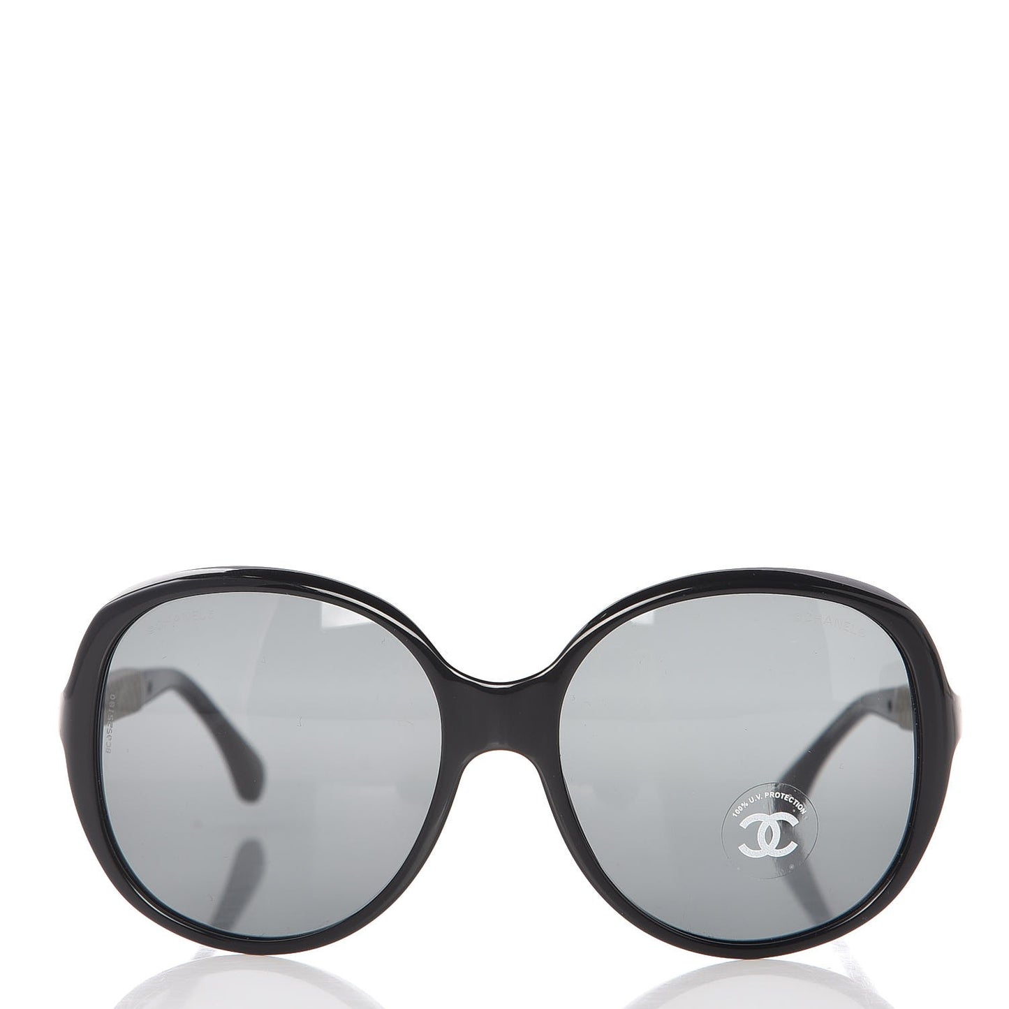 Quilted CC Sunglasses 5232 Black White