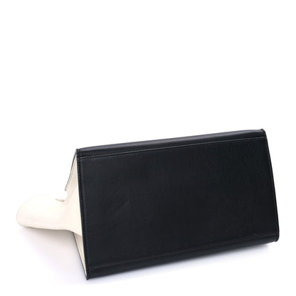 Celine Calfskin Medium Tri-color Trapeze Glacier 3 of 7