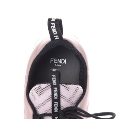 Fendi Nylon FFreedom Sneakers 39 White Rosa 7 of 9