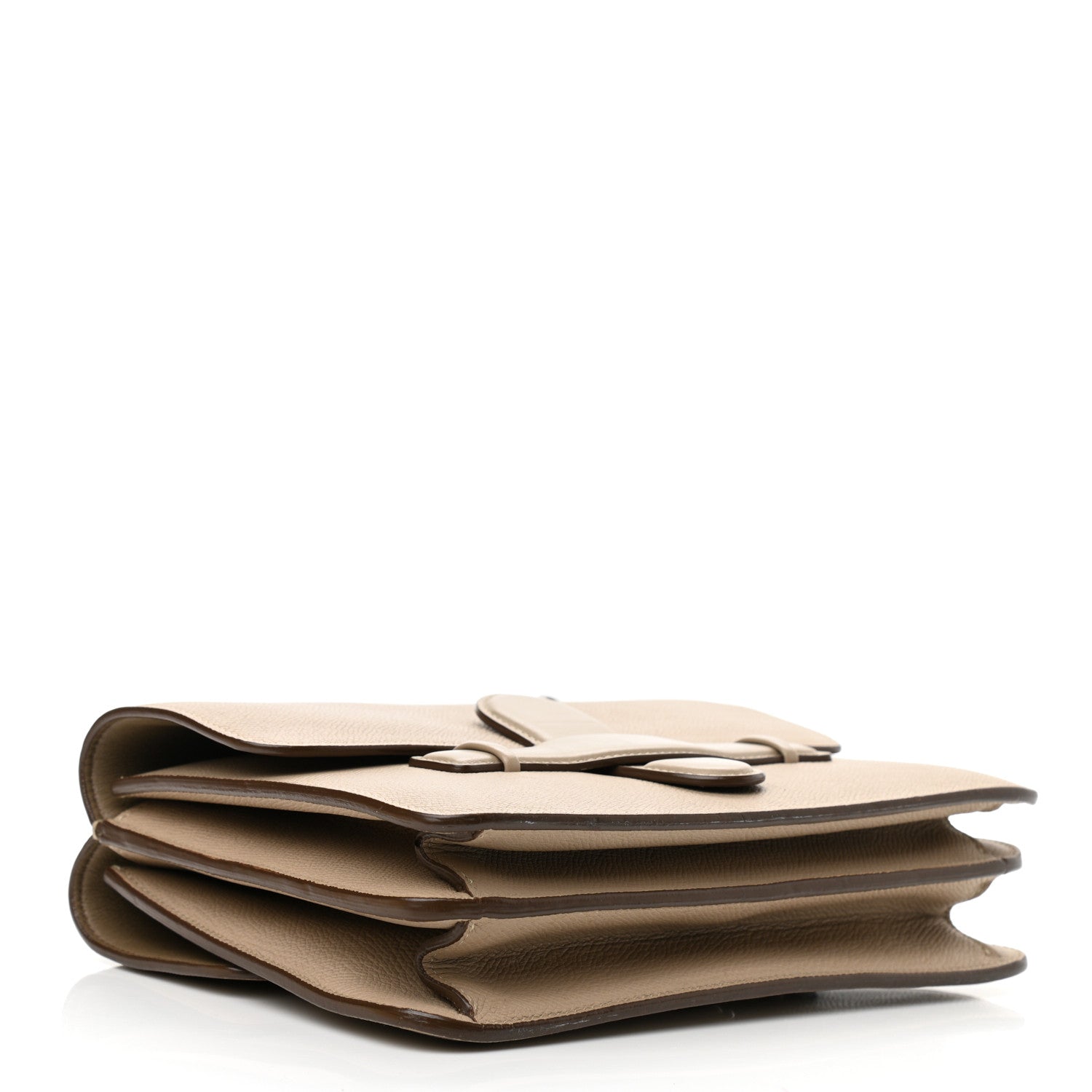 Celine Baby Grained Calfskin Medium Symmetrical Bag Taupe 4 of 15