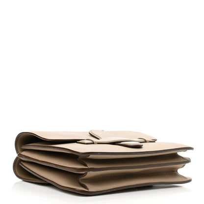 Celine Baby Grained Calfskin Medium Symmetrical Bag Taupe 4 of 15