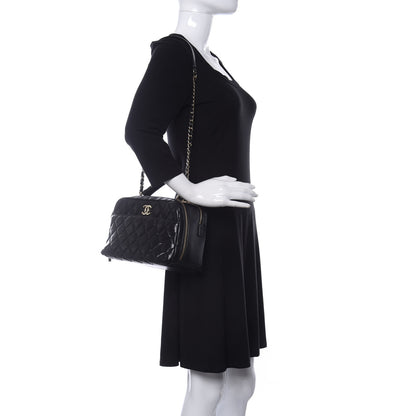 Chanel Lambskin Quilted Medium Trendy CC Bowling Bag Black 2 of 15