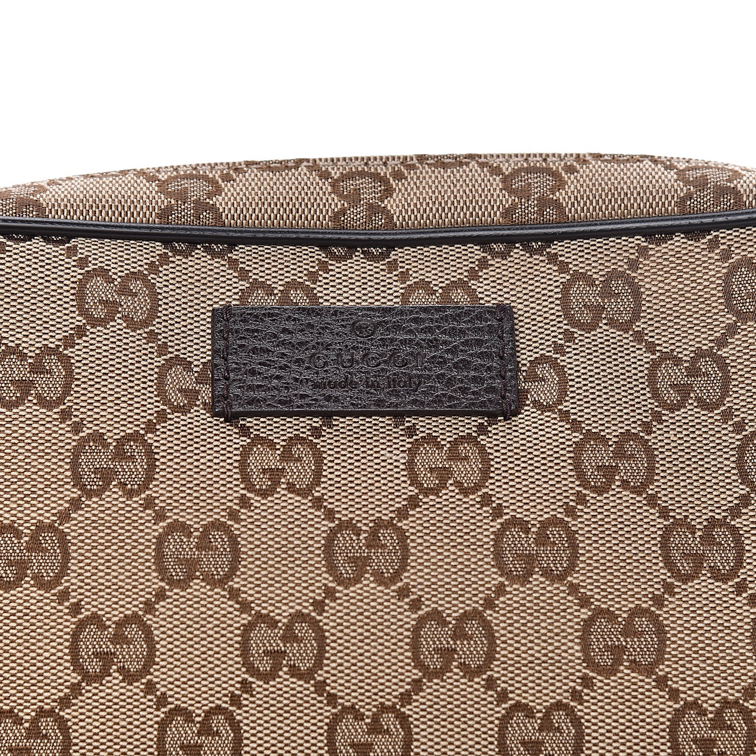 Gucci Monogram Belt Bag Dark Brown 10 of 10