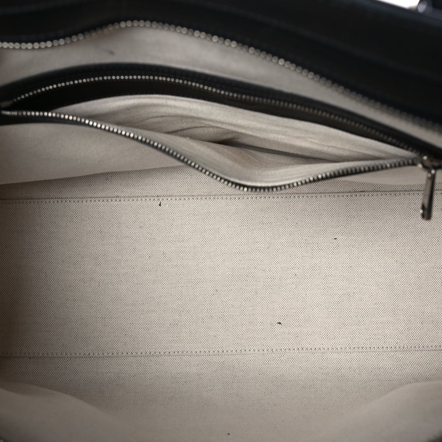 Calfskin GG Tennis Embossed Tote Bag Black