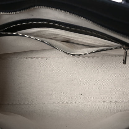 Gucci Calfskin GG Tennis Embossed Tote Bag Black 4 of 8