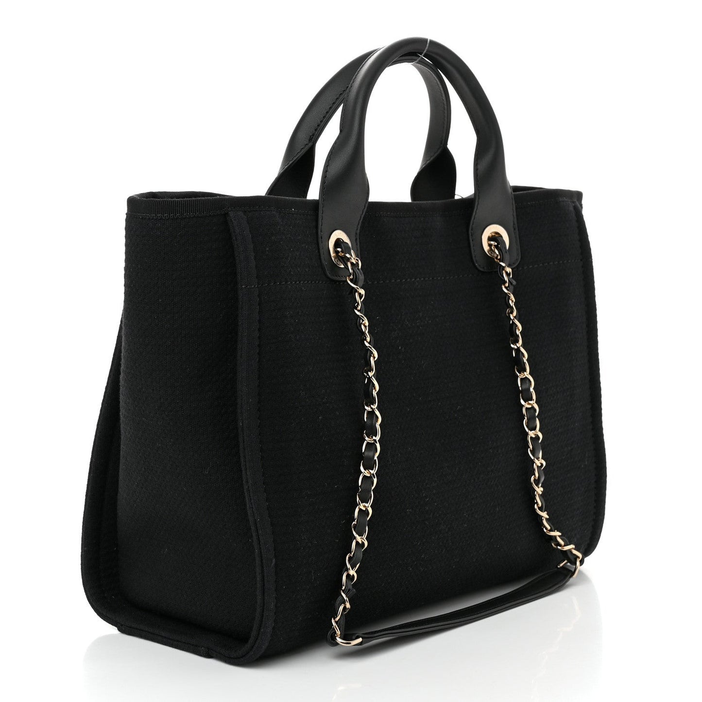 Mixed Fibers Small Deauville Tote Black