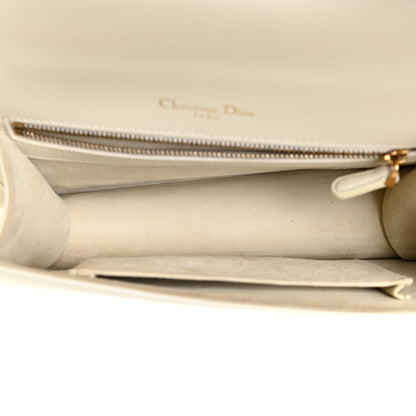 Christian Dior Lambskin Studded Medium Diorama Flap Bag Latte 5 of 16