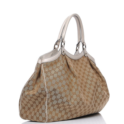 Gucci Monogram Large Sukey Tote Off White 3 of 9