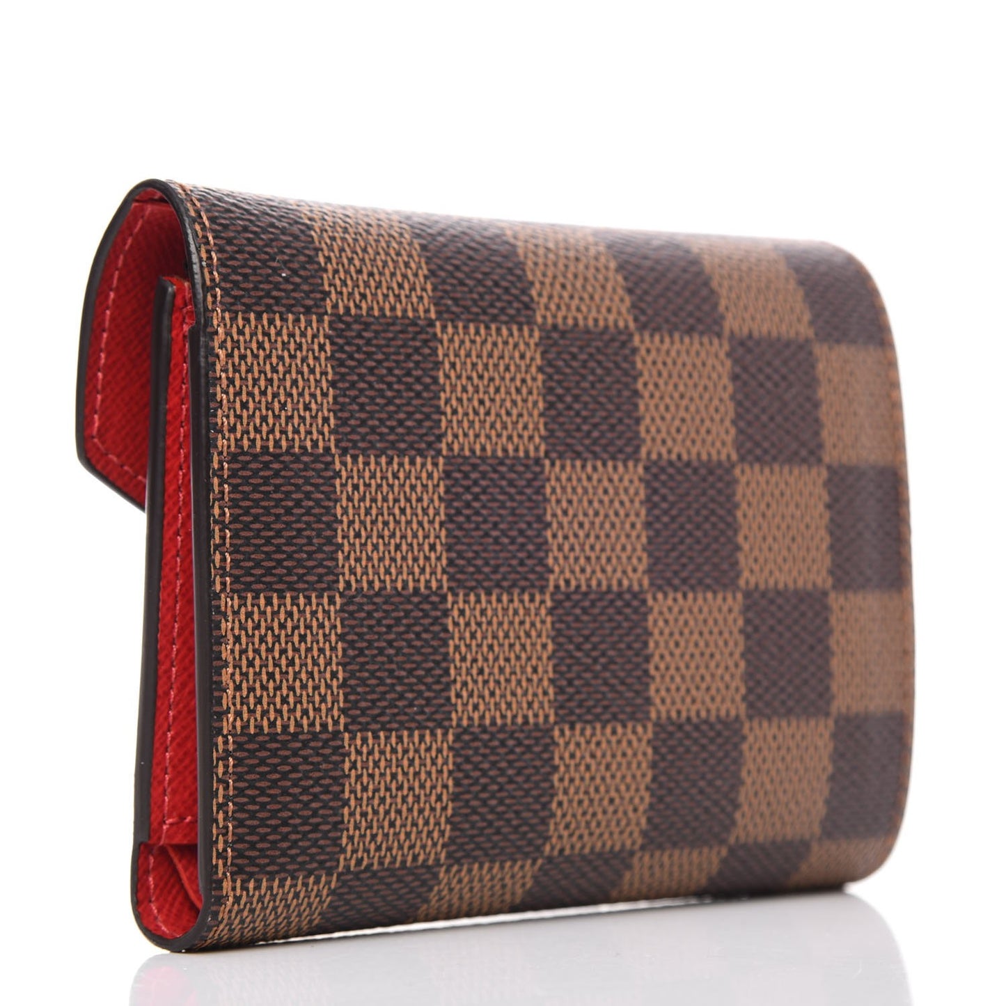 Damier Ebene Victorine Wallet Red